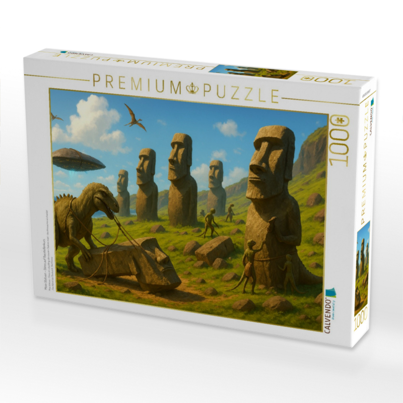 Moai-Statuen – Dinos auf Baustellenkurs