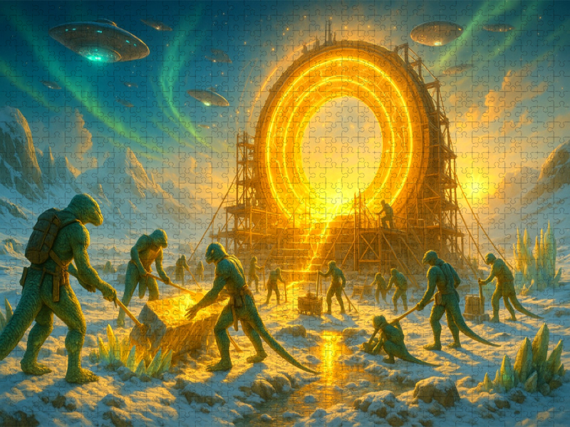 Atlantis-Tor – Dimensionsriss im Eis