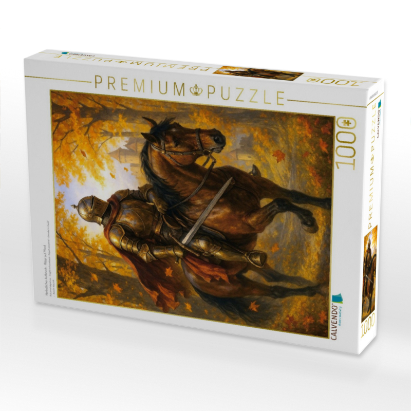 Herbstlicher Aufbruch - Ritter auf Pferd