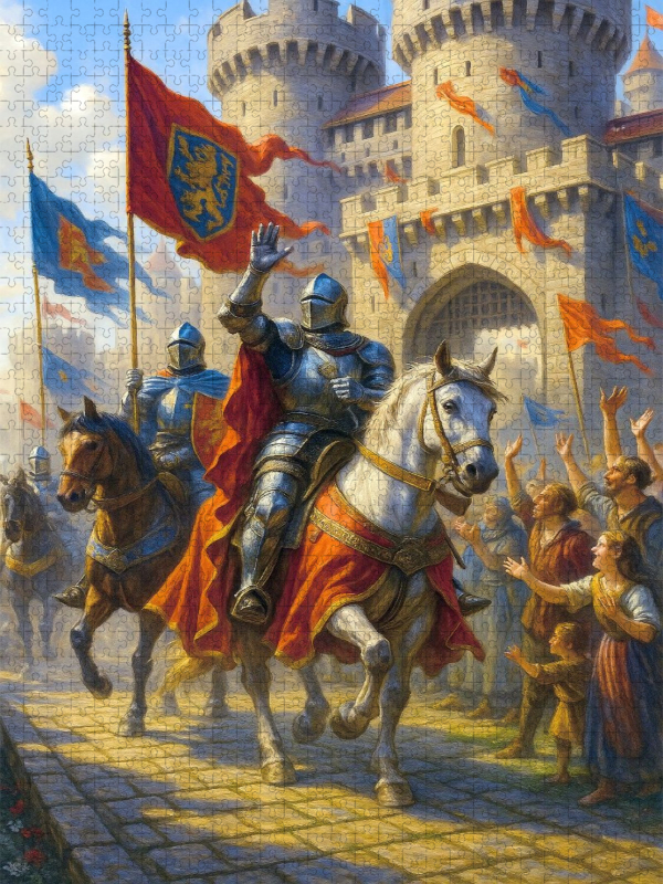 Rückkehr der Helden - Empfang der Ritter