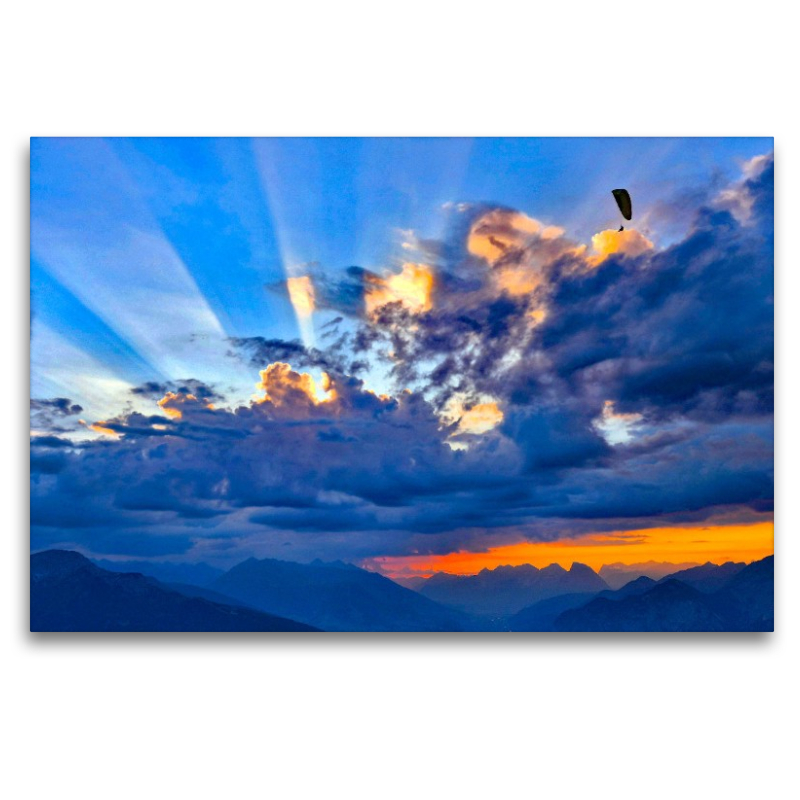 Sonnenuntergang auf dem Patscherkofel, Tirol