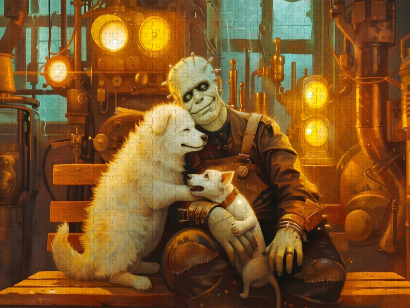 Ein Motiv aus dem Kalender 'Bücher, Liebe und ein kleiner Hund'