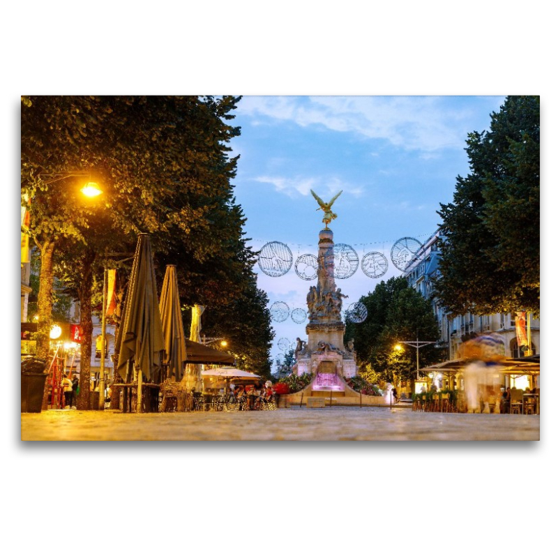 Reims, Place Drouet d Erlon und Fontaine La Subé