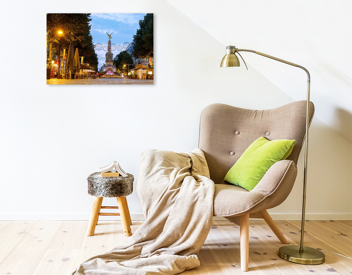 Reims, Place Drouet d Erlon und Fontaine La Subé