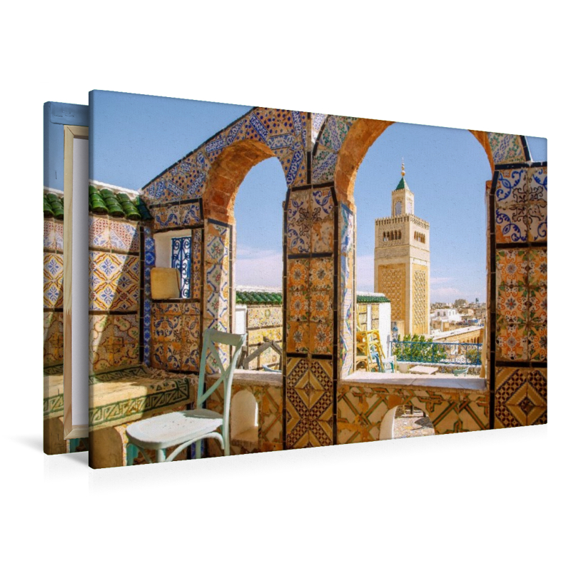 Café Panoramique und Große Moschee in Tunis