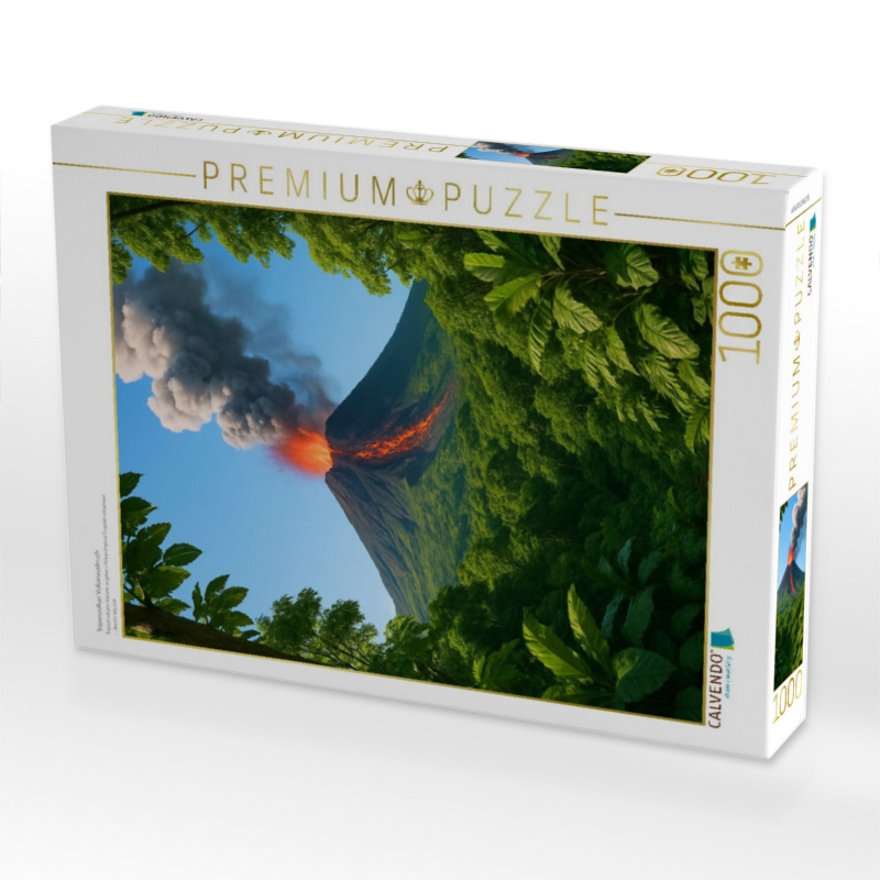 Tropenvulkan Vulkanausbruch