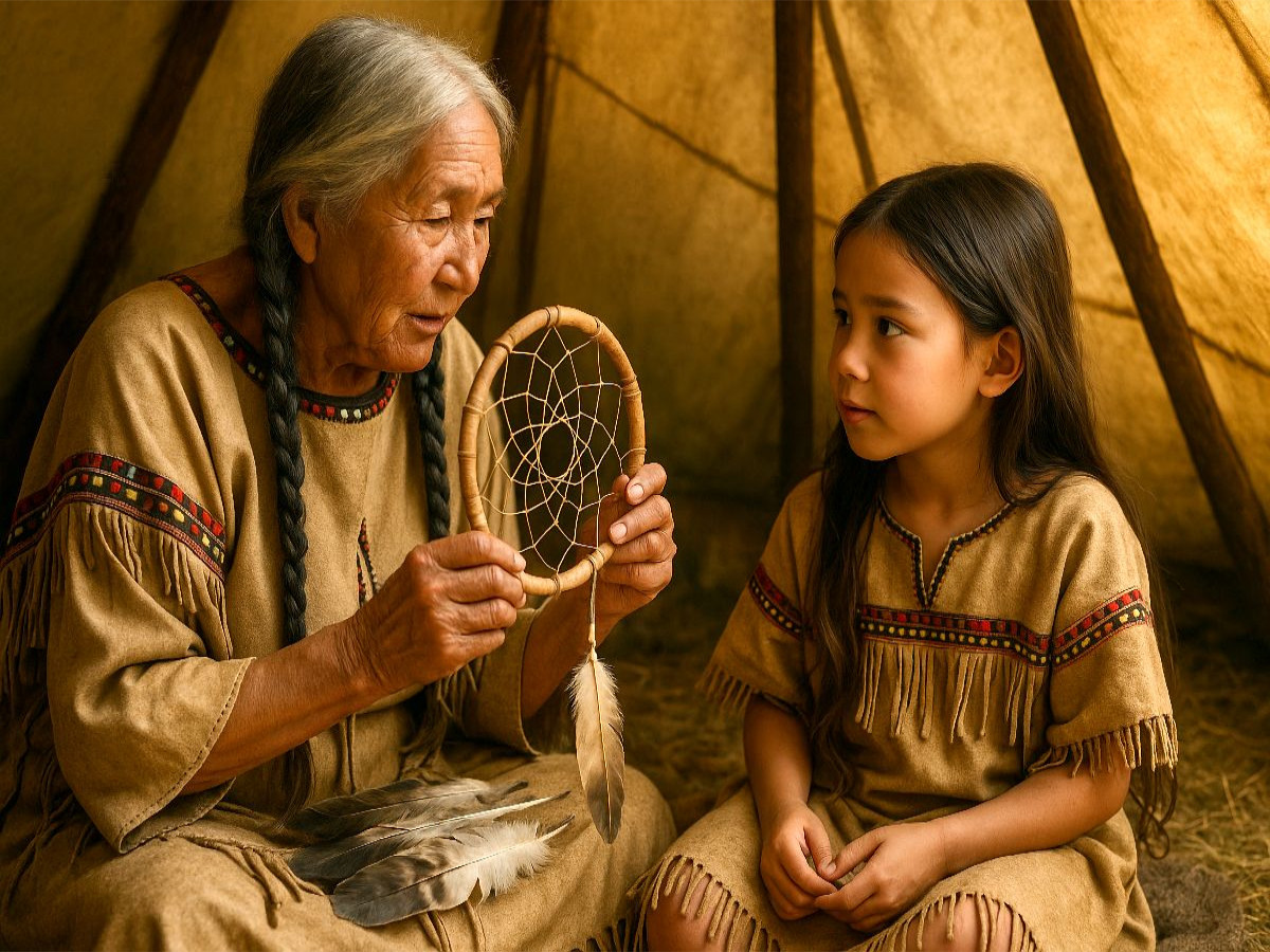 Weberin der Erinnerung - Spiritualität der Indianer