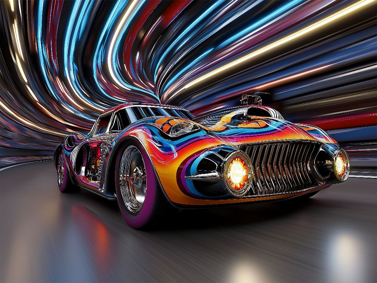 Mein Auto kann tanzen. Disco-LEDs inklusive.