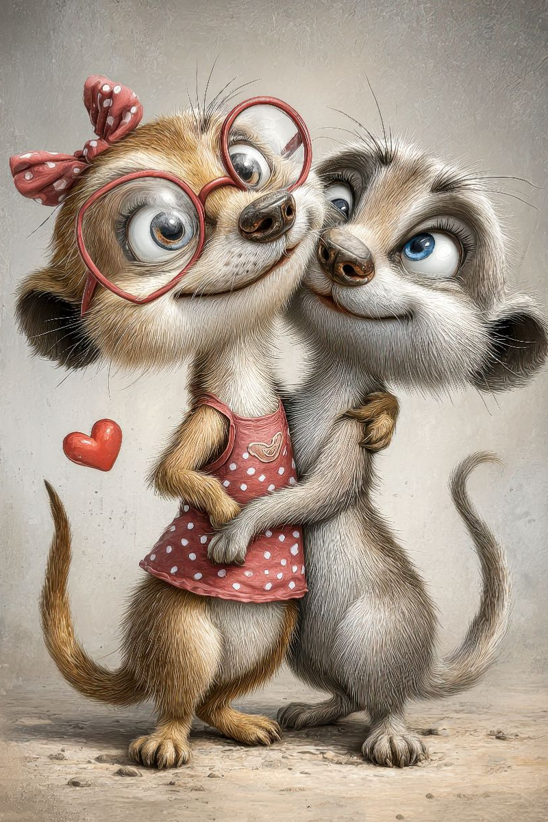 Erdmännchen - Liebe
