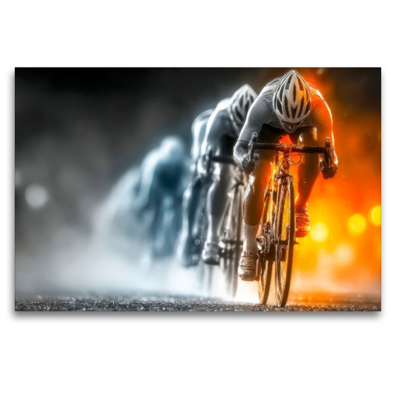 In die Pedalen treten - immer weiter