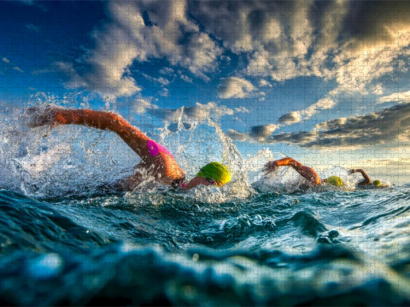 Der Triathlon hat begonnen