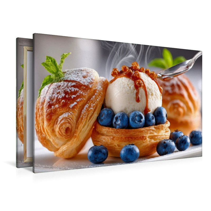 Windbeutelgenuss mit Heidelbeeren