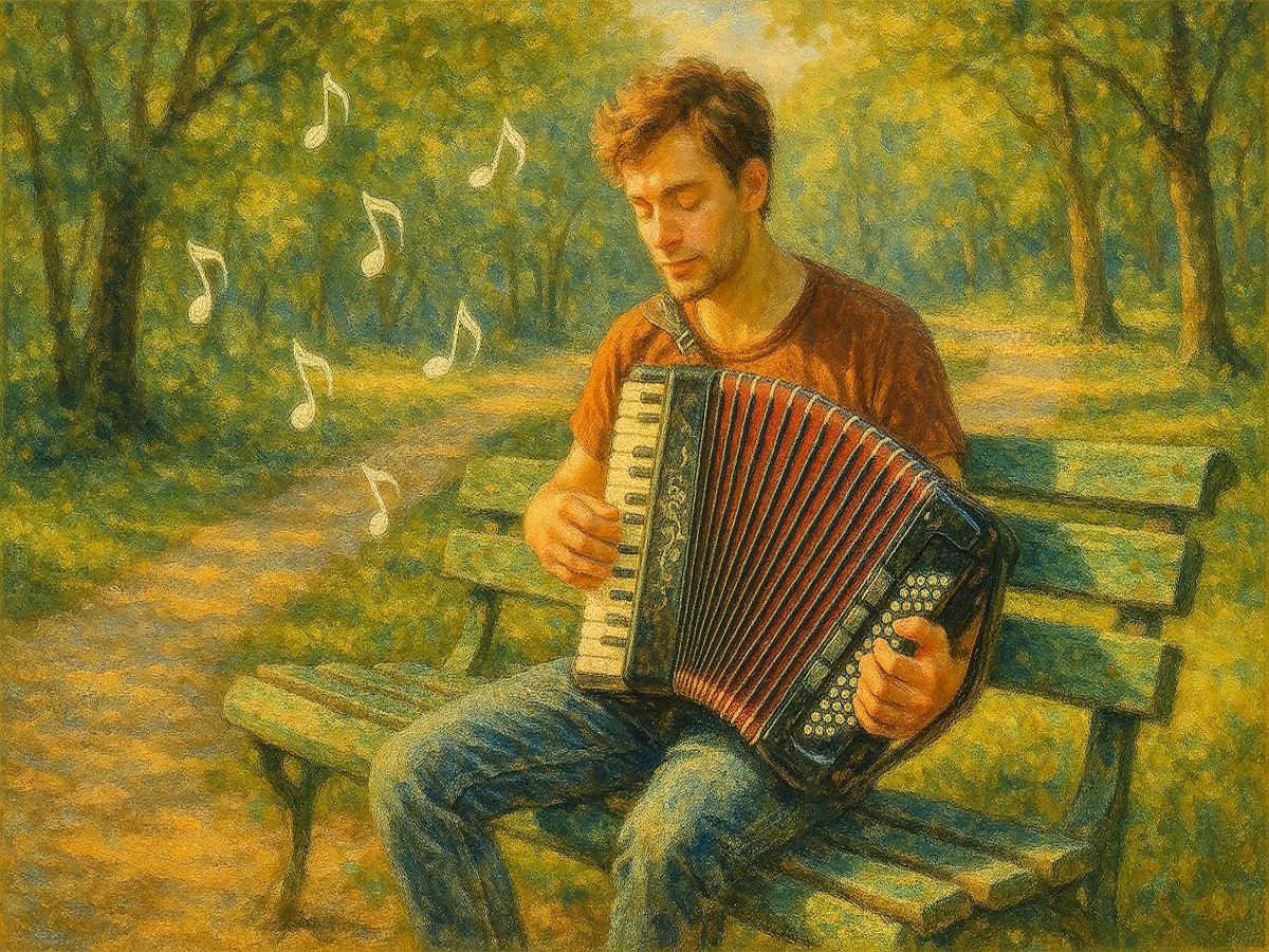 Melancholie, gefaltet in Luft und Zeit