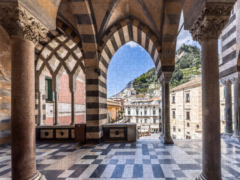 AMALFI Arkaden der Kathedrale Sant’Andrea