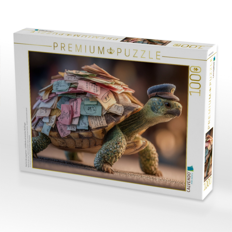 Post für die Langsamen - Schildkröte als tierischer Briefträger