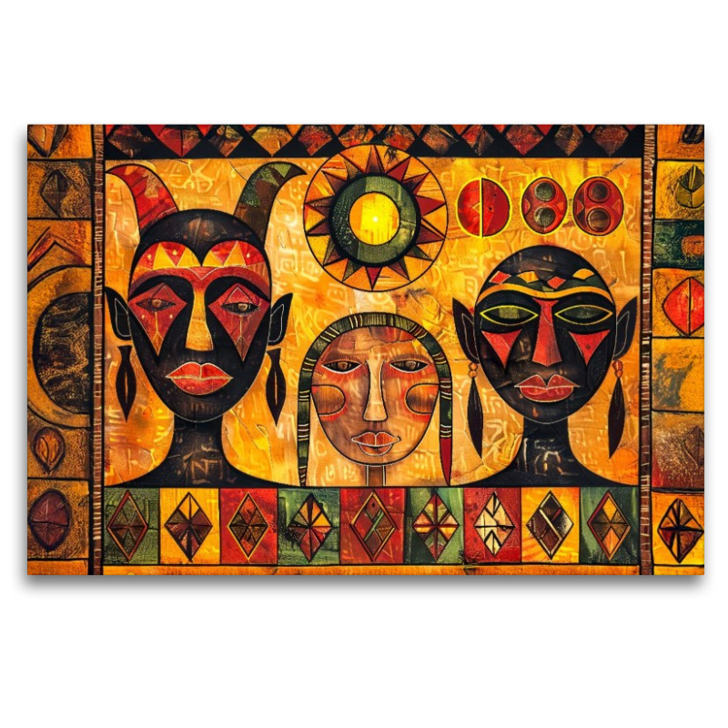 Afrikanische Frauen unter der Sonne