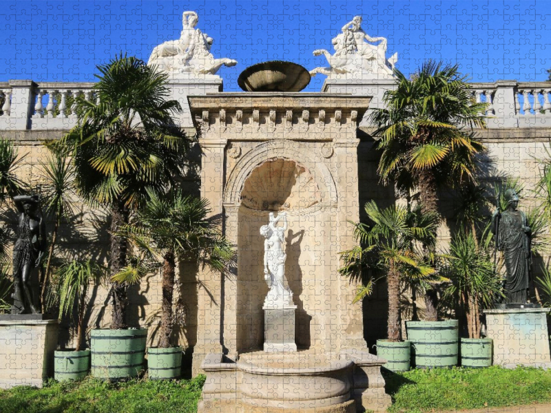 Im Sizilianischen Garten des Parks von Schloss Sanssouci in Potsdam