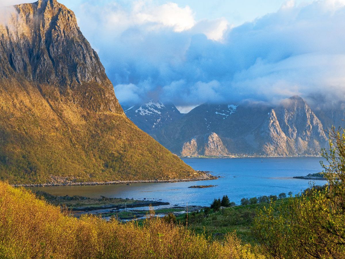 Panorama auf der Lofoteninsel Vestvågøya