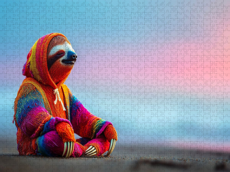 Sloth-Flow im Beach-Yoga