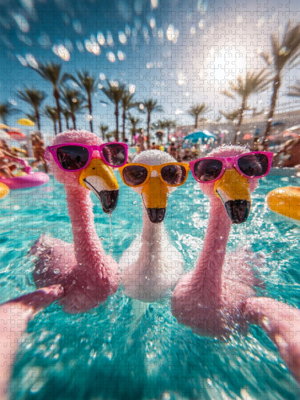 Flamingo-Feeling pur