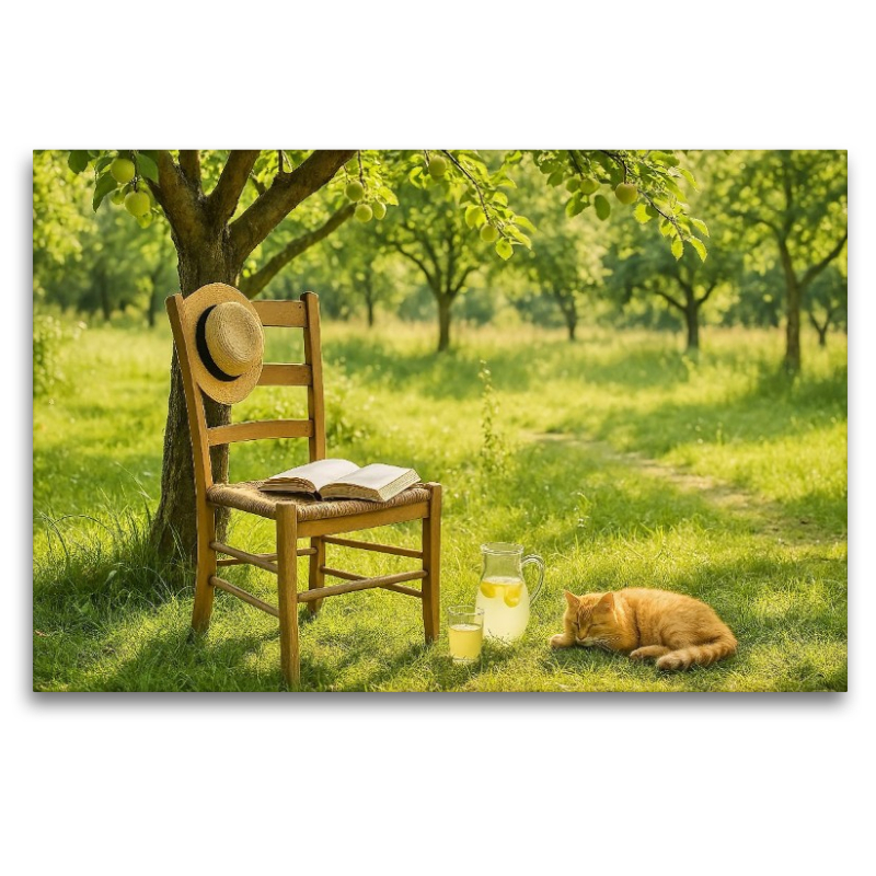Lesepause im Sommerlicht