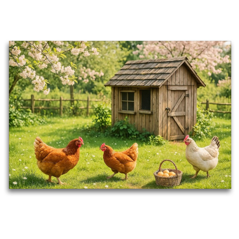 Zwischen Blüten und Hühnerfedern