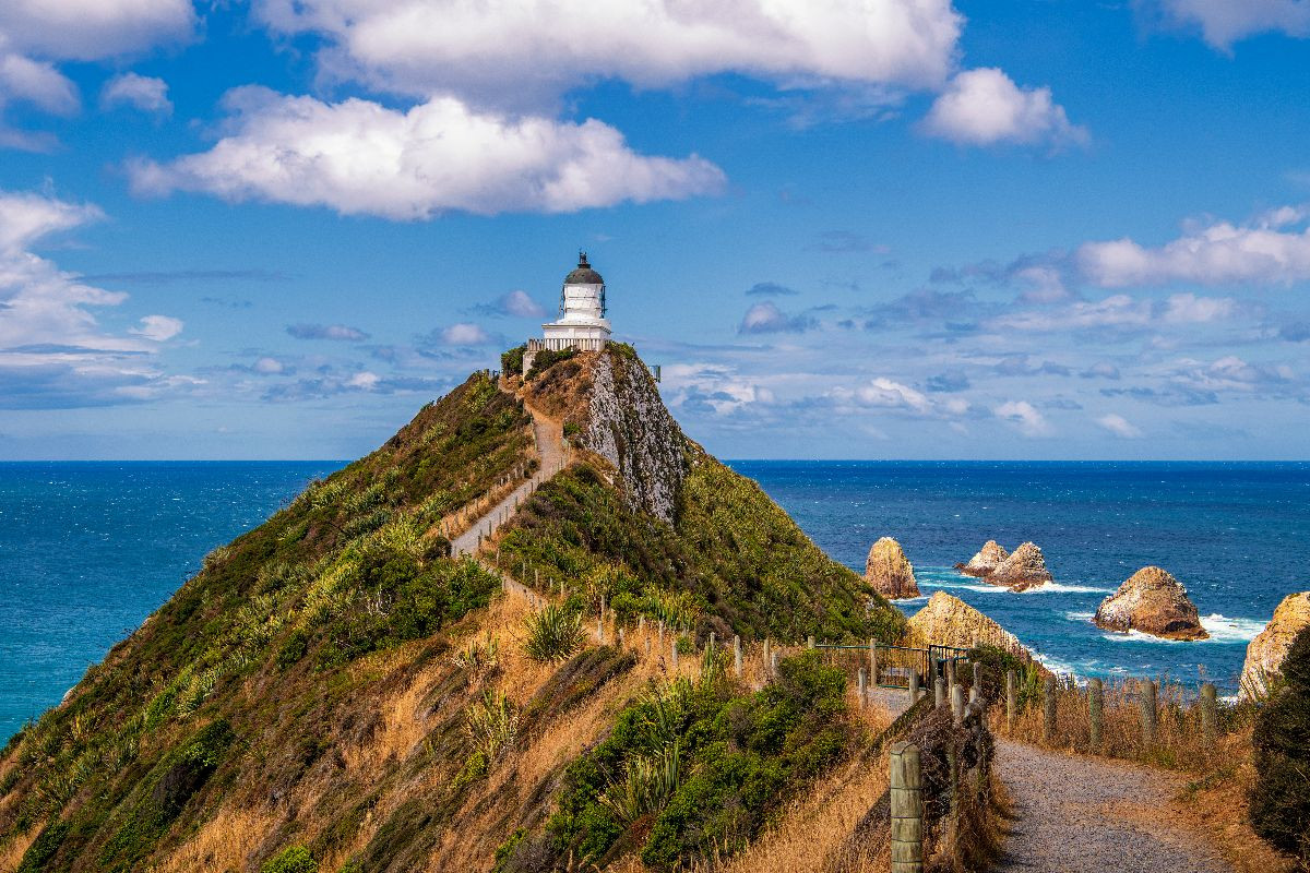 Leuchtturm am Nugget Point