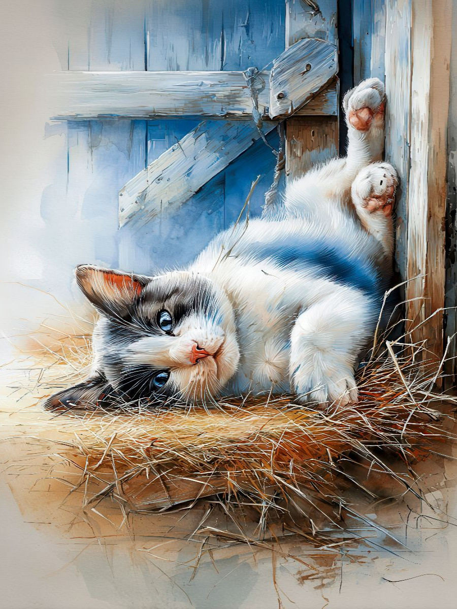 Wenn die Katze ruht ...