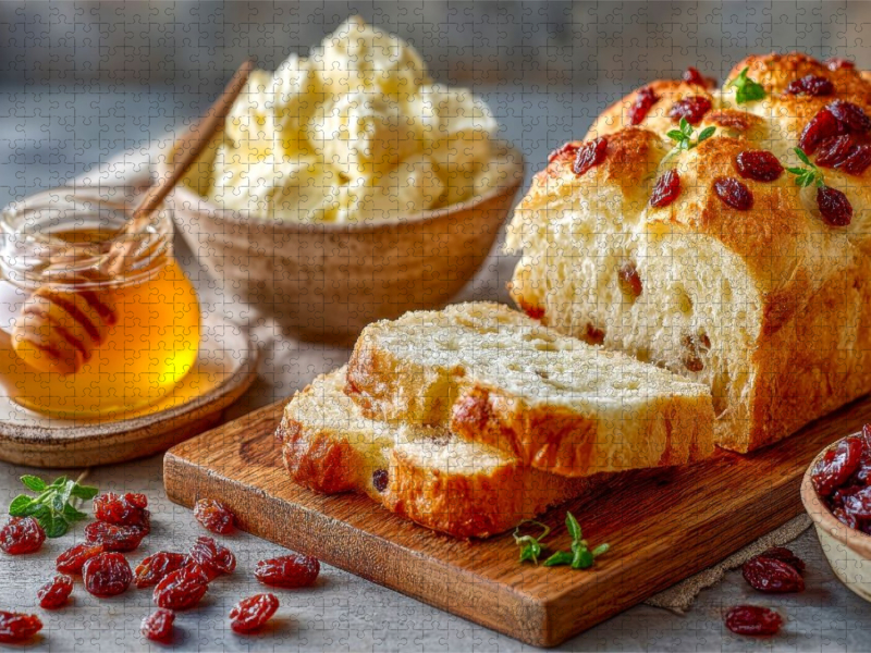 Mmmh, süß, saftig, für Genießer - Rosinenbrot