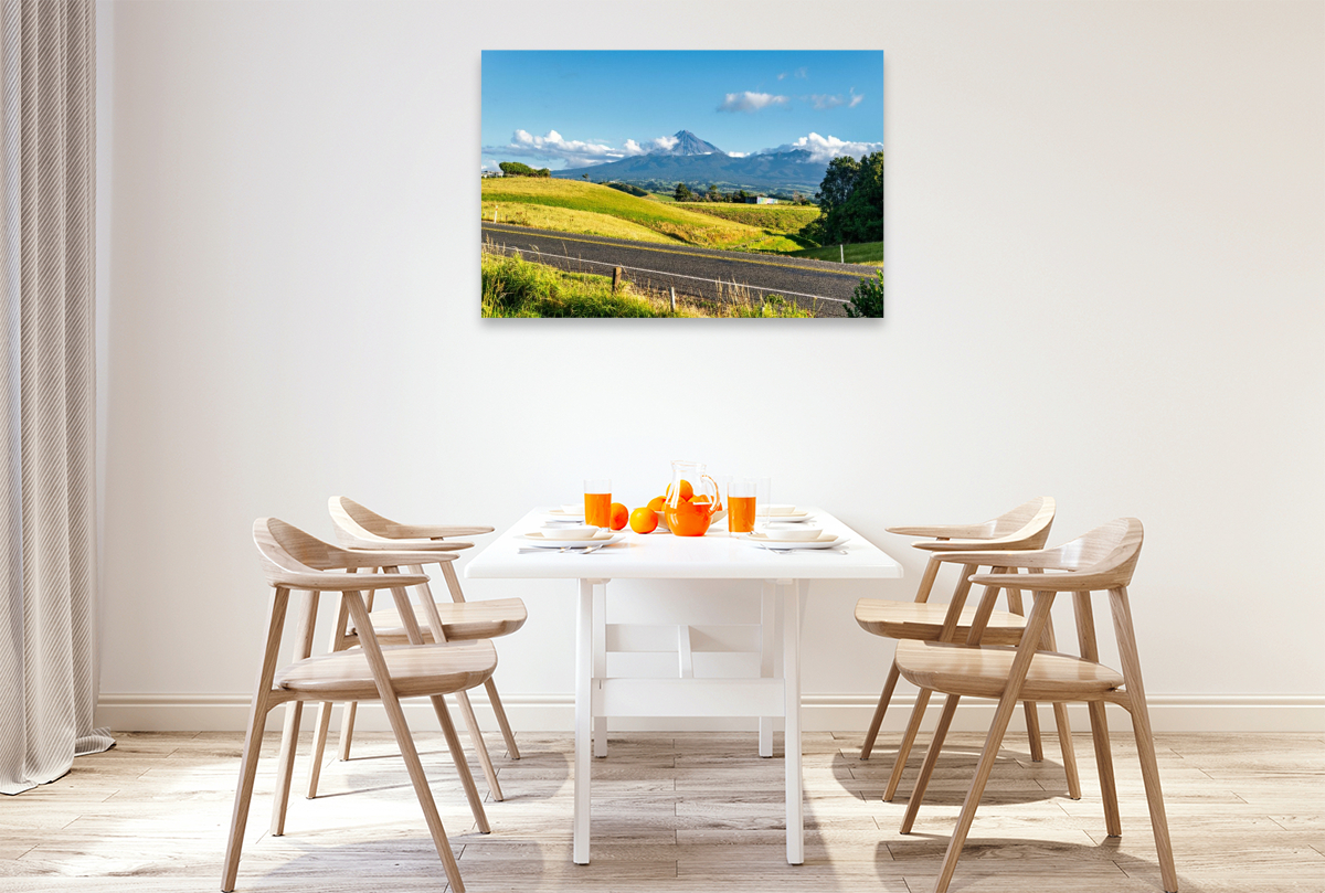 Der Mount Taranaki in Neuseeland