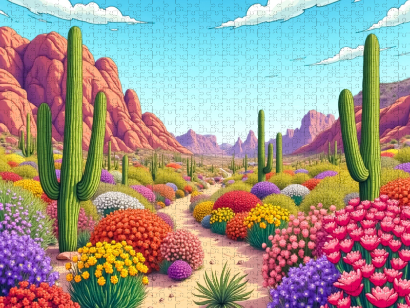Super Bloom in der kalifornischen Wüste