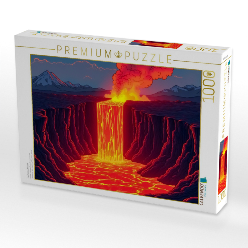 Lavafluss auf Island