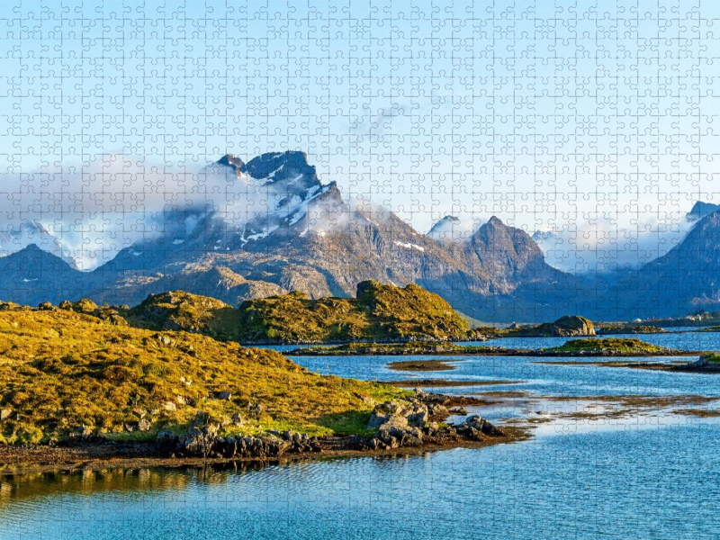 Fjord-Landschaft, Lofoten
