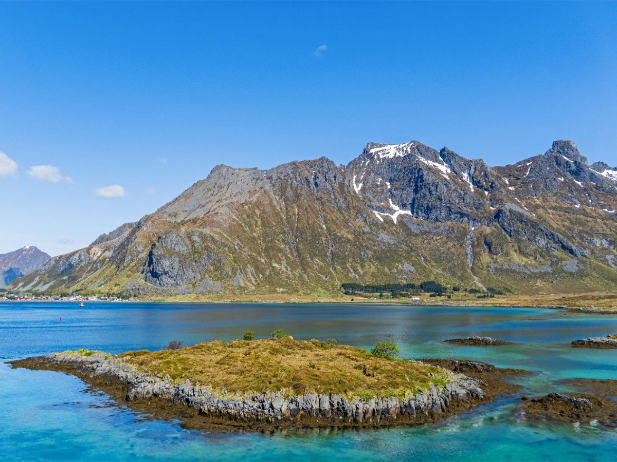 Landschaft bei Fredvang, Lofoten