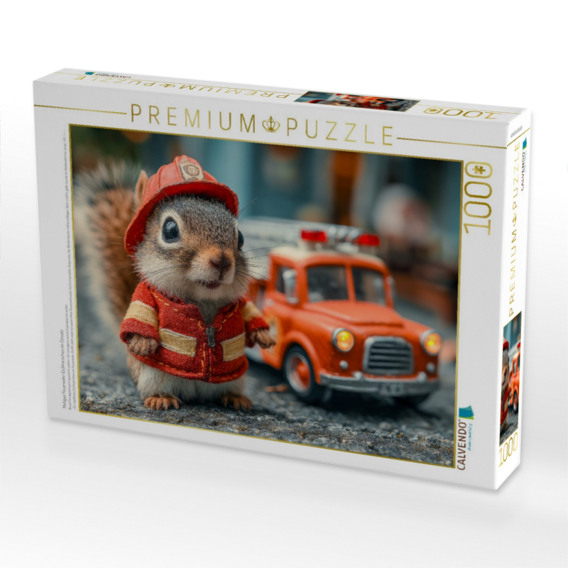Mutiges Feuerwehr-Eichhörnchen im Einsatz