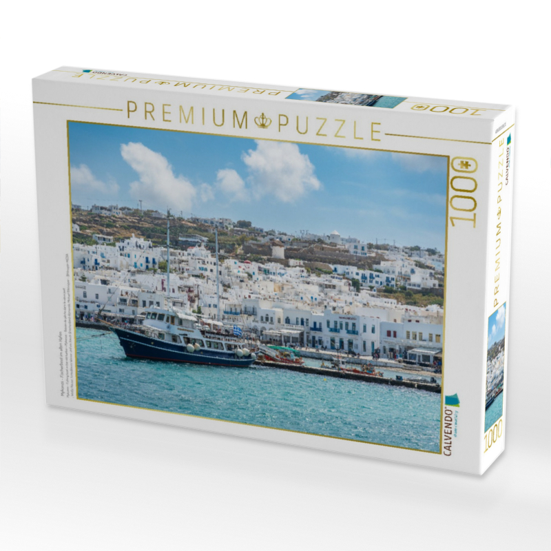 Mykonos - Fischerboot im alten Hafen