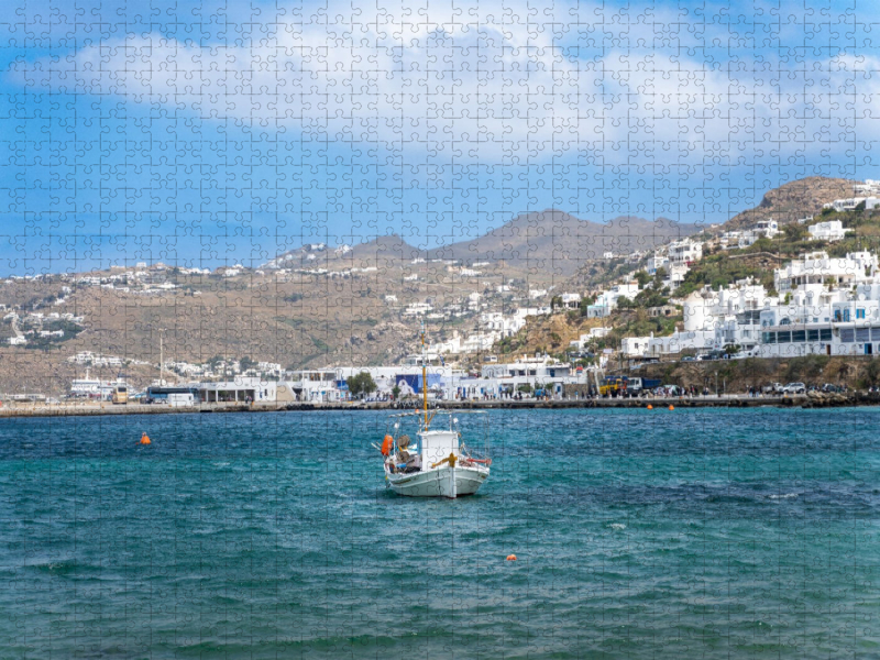 Mykonos - Der alte Hafen auf der griechischen Insel