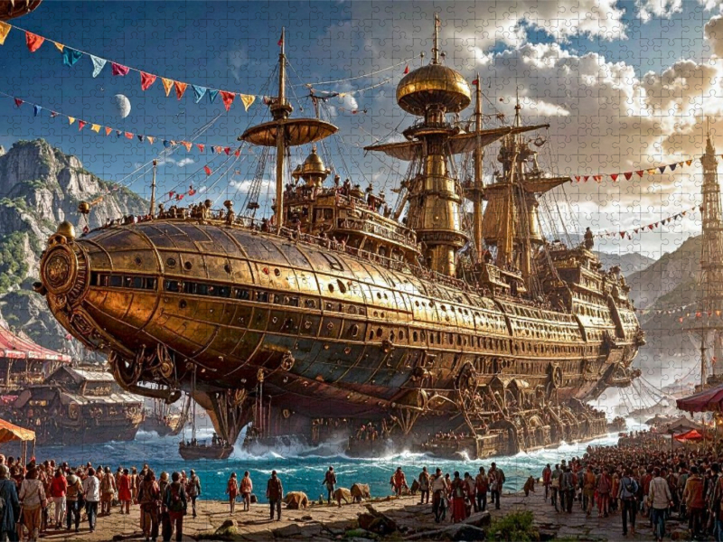 Das Kreuzfahrtsraumschiff Brass Sunrise am Tag der offenen Tür