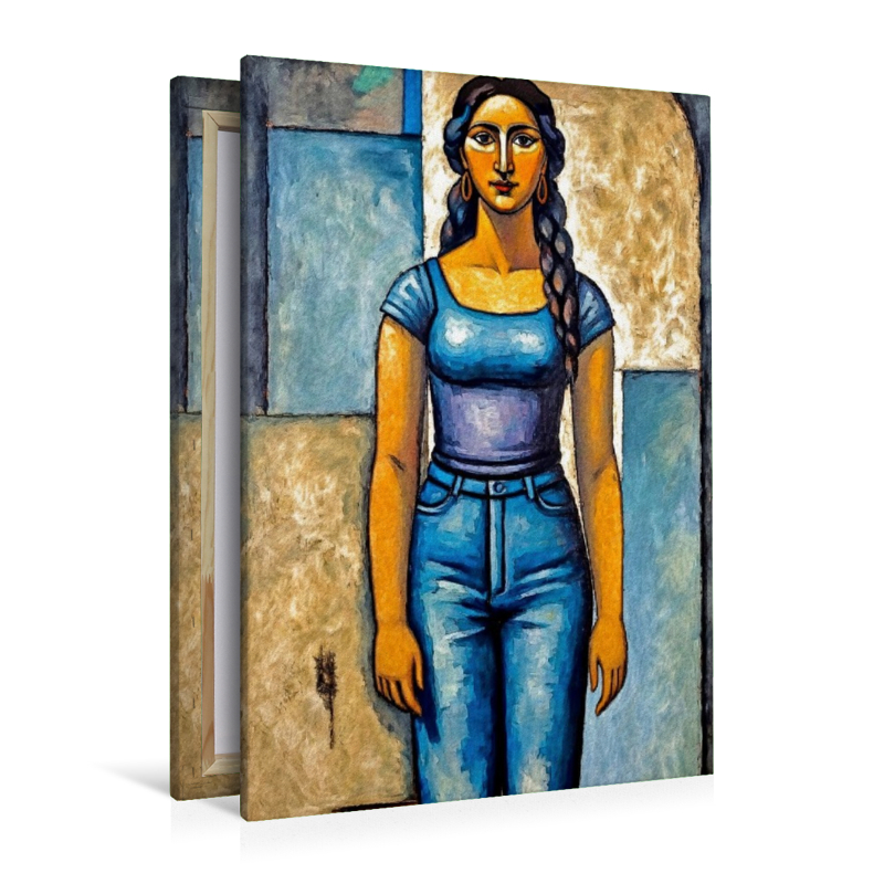 Rhonda im Stil von Amadeo Modigliani