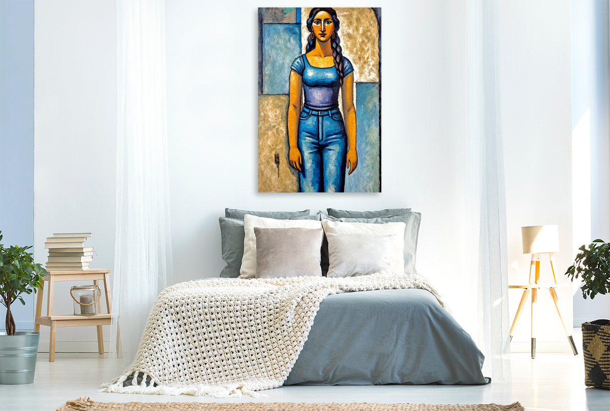 Rhonda im Stil von Amadeo Modigliani