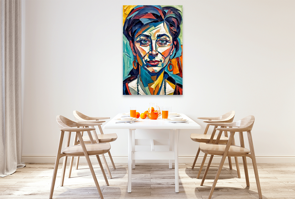 Jabina im Stil von Ernst Ludwig Kirchner