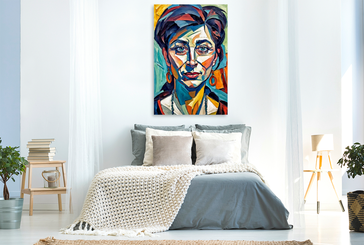Jabina im Stil von Ernst Ludwig Kirchner