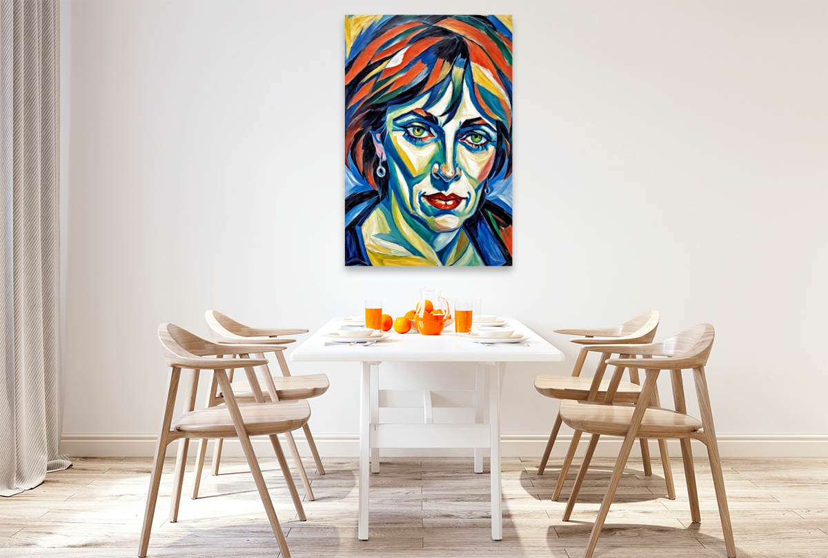 Myrna im Stil von Ernst Ludwig Kirchner