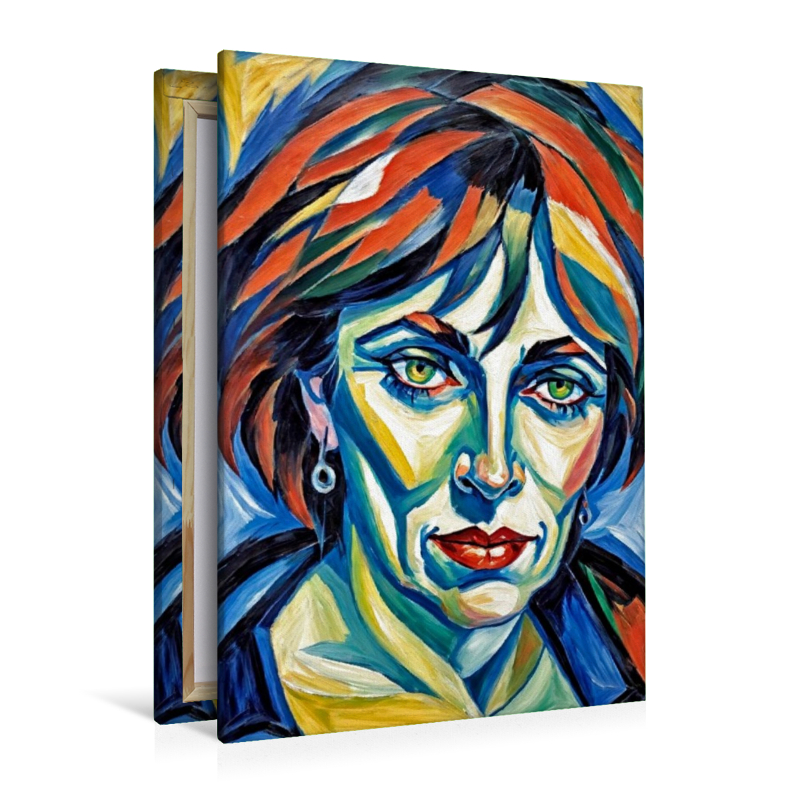 Myrna im Stil von Ernst Ludwig Kirchner
