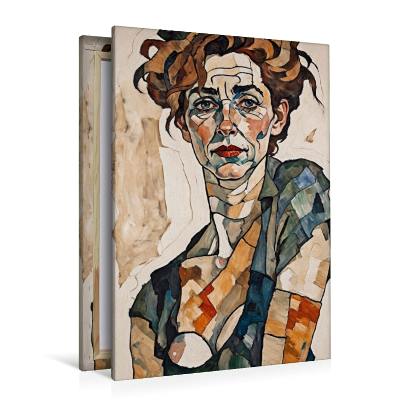 Agnes im Stil von Egon Schiele