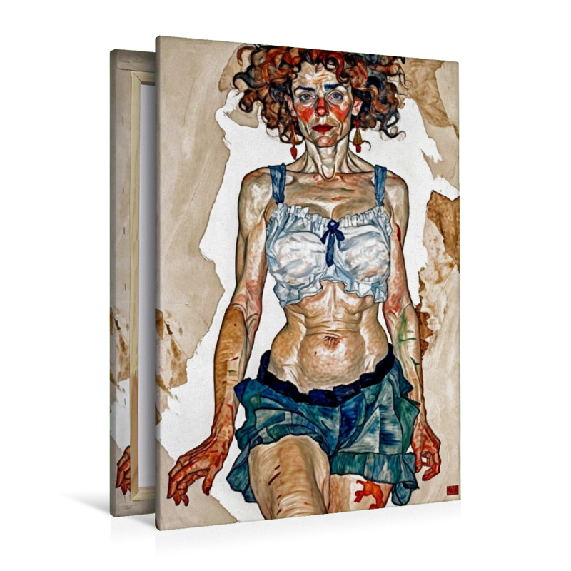 Concha im Stil von Egon Schiele
