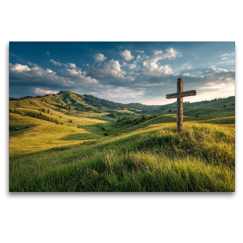 Er weidet mich auf gruener Aue und fuehrt mich zum frischen Wasser. Er erquickt meine Seele. (Psalm 23,2–3)