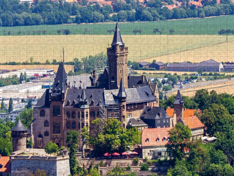 Schloss Wernigerode - Blick aus südlicher Richtung