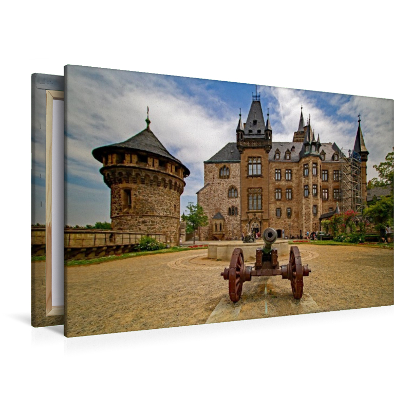 Schlossplatz mit Kanone