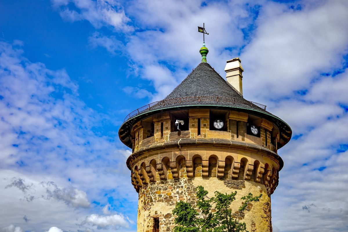 Der Wachturm an der Schlossterasse